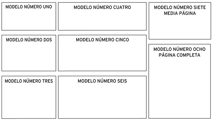 Comparativa de los distintos formatos de esquelas en prensa